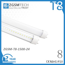 24W hoch effizienten T8 LED Röhre Lampe mit CE/RoHS/FCC Energieeinsparung